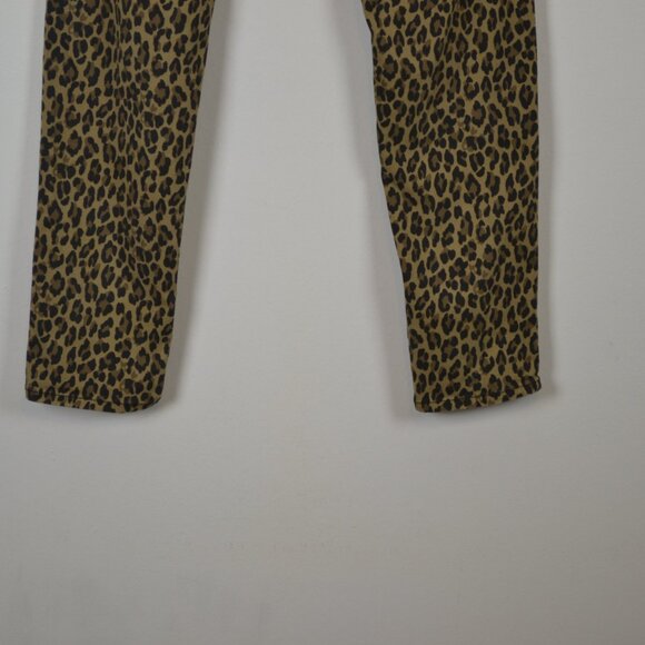 Levis 720 High Rise Supper Skinny Leopard Print Womens 34 Stretch 5 Pockets - Picture 6 of 10